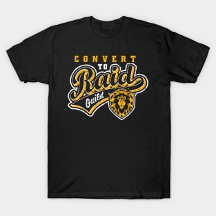 Convert to Raid Guild - Vintage (distressed) T-Shirt